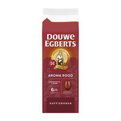 kawa ziarnista, aroma rood, kawa z holandii, douwe egberts aroma rood, 500g, ziarna, ziarnista, rood, czerwona