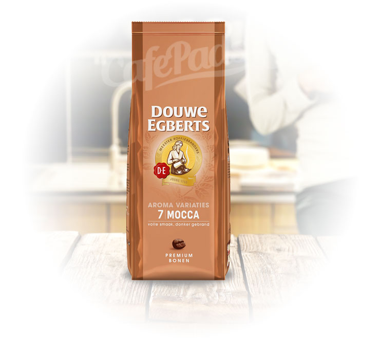 kawa, douwe egberts, mocca, 500g, coffee, miedziana, 7, ziarna