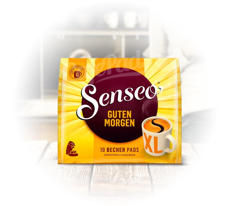 kawa, senseo, saszetki, ekspresy, philips, douwe egberts, de, guten morgen, 10 pads