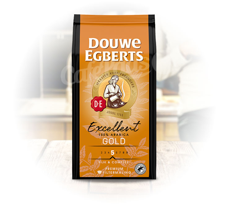 gold, douwe egberts, mielona, kawa, excellent,250g