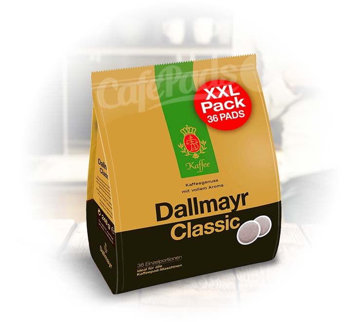 kawa, senseo, saszetki, ekspresy, philips, dallmayr, classic, 36 pads, arabica