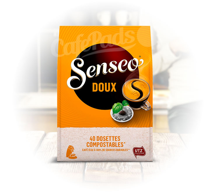 kawa, senseo, doux, 40, pads, pods, saszetki, coffee, mild