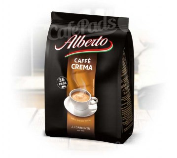 caffe, crema, kawa, senseo, saszetki, ekspresy, philips, alberto, kaffee, de, 36 pads, kawa w saszetkach