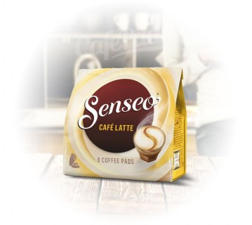kawa, senseo, saszetki, ekspresy, philips, douwe egberts, cafe latte, 8pads