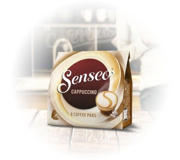 kawa, senseo, saszetki, philips, douwe egberts, cappuccino, 8pads