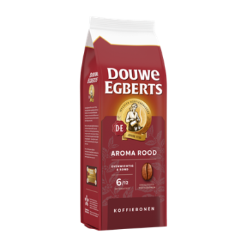 kawa ziarnista, aroma rood, kawa z holandii, douwe egberts aroma rood, 500g, ziarna, ziarnista, rood, czerwona