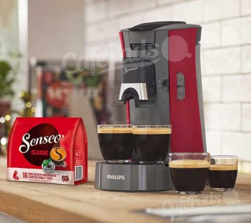 senseo, philips, csa, select, czerwony, ekspres, saszetki, csa 240/90, ekspresy senseo, eco