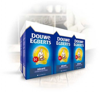 kawa ziarnista, aroma rood, decaf, kawa z holandii, douwe egberts decaf, ziarna, bezkofeinowa