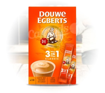 kawa, douwe egberts, 3w1, classic, coffee, kawa rozpuszczalna
