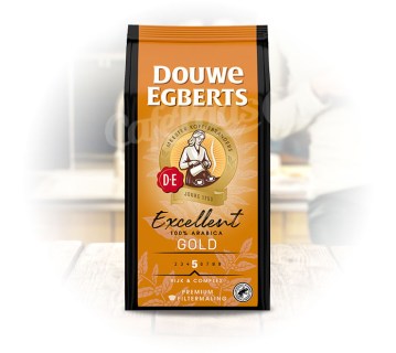gold, douwe egberts, mielona, kawa, excellent,500g