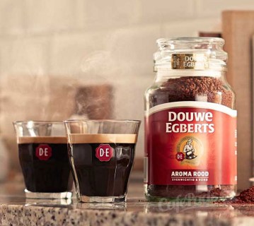 kawa, douwe egberts, aroma rood, 200g, coffee, kawa rozpuszczalna, holandia,