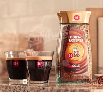 kawa, douwe egberts, gold, 200g, coffee, kawa rozpuszczalna