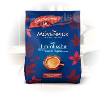 movenpick, 36 pads, der himmlische, pads, senseo, kawa w saszetkach, kawa do senseo, 
