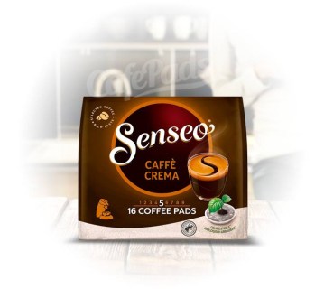 kawa, senseo, saszetki, ekspresy, philips, douwe egberts, crema,16 pads, kawa w saszetkach