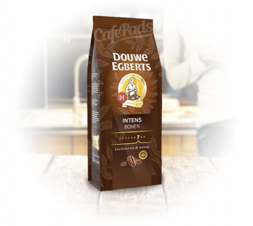 kawa, espresso, douwe egberts, 500g, intens, bonen, ziarna