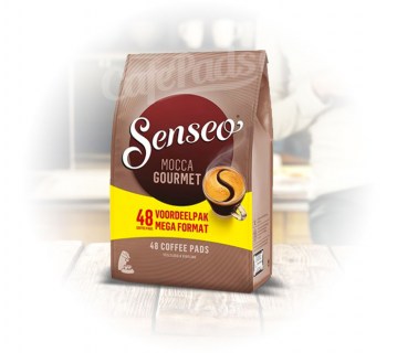mocca, gourmet, senseo, coffee, kawa, 48 pads, philips, kawa, saszetki 