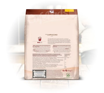 kawa, senseo, saszetki, philips, douwe egberts, cappuccino, 8pads