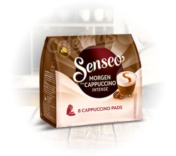 kawa, senseo, saszetki, philips, douwe egberts, cappuccino, 8pads
