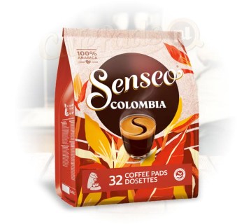 kawa, senseo, saszetki, ekspresy, philips, douwe egberts, colombia, sklep, pads, 32