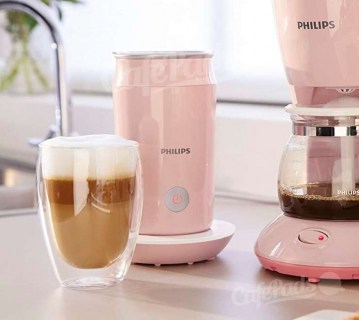spieniacz mleka, spieniacz, ciepłe mleko, kawa, philips, senseo