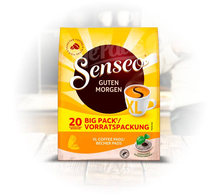 kawa, senseo, saszetki, ekspresy, philips, douwe egberts, de, guten morgen, 20 pads