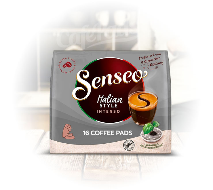 kawa, senseo, saszetki, ekspresy, philips, douwe egberts, italian, sklep, intenso, style, 16 pads